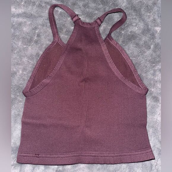 Free People Happiness Runs Tank in Plum Size XS/S - Picture 5 of 6